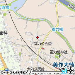 岡山県津山市福力191周辺の地図