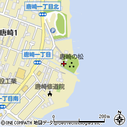 唐崎神社周辺の地図
