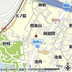愛知県東海市名和町関東山30周辺の地図