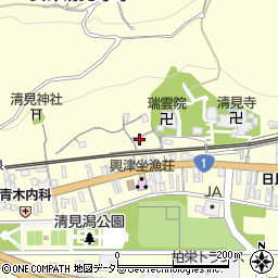 静岡県静岡市清水区興津清見寺町166-1周辺の地図