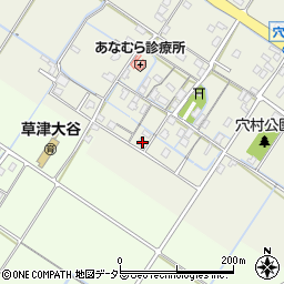 滋賀県草津市穴村町538周辺の地図
