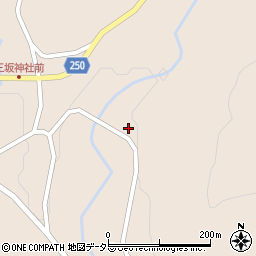 広島県庄原市西城町三坂388周辺の地図