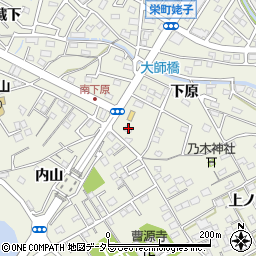 愛知県豊明市栄町南下原周辺の地図