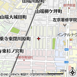 京都府京都市左京区一乗寺松田町135周辺の地図