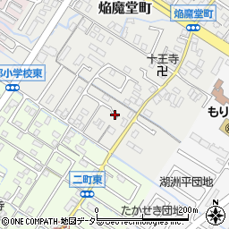 滋賀県守山市焔魔堂町96周辺の地図