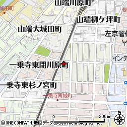 京都府京都市左京区一乗寺松田町111-2周辺の地図