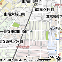 京都府京都市左京区一乗寺松田町122周辺の地図