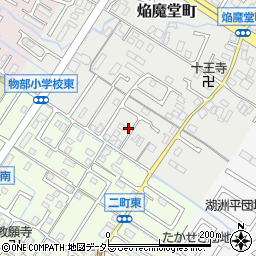 滋賀県守山市焔魔堂町102周辺の地図