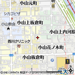 京都府京都市北区小山上板倉町67周辺の地図
