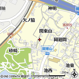 愛知県東海市名和町関東山33周辺の地図
