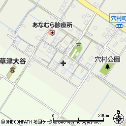 滋賀県草津市穴村町336-1周辺の地図
