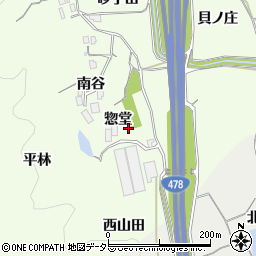 京都府亀岡市千代川町北ノ庄惣堂周辺の地図