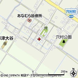滋賀県草津市穴村町336-2周辺の地図