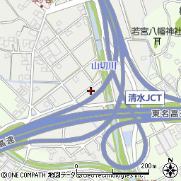 静岡県静岡市清水区草ヶ谷48-9周辺の地図