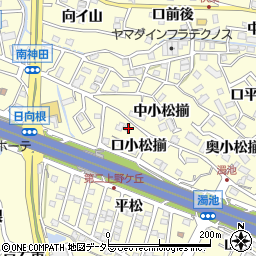 愛知県東海市名和町口小松揃周辺の地図