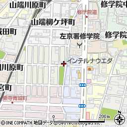 京都府京都市左京区一乗寺松田町29周辺の地図