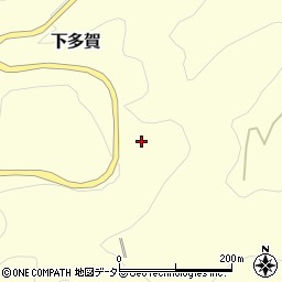 下多賀山伏大橋周辺の地図