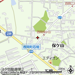 愛知県豊田市西岡町唐池88周辺の地図