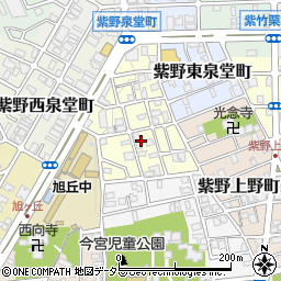 京都府京都市北区紫野泉堂町周辺の地図