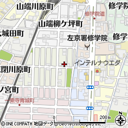 京都府京都市左京区一乗寺松田町40周辺の地図