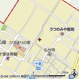 滋賀県栗東市十里周辺の地図