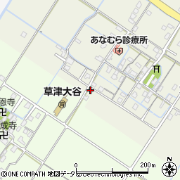 滋賀県草津市穴村町381周辺の地図