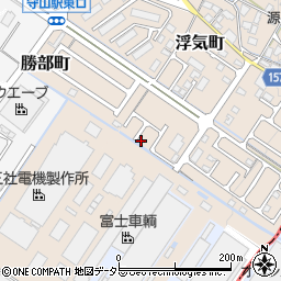 滋賀県守山市浮気町225-8周辺の地図