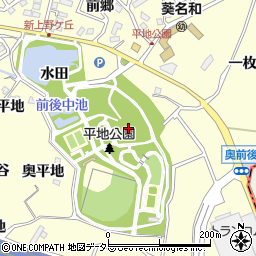 愛知県東海市名和町（法秀）周辺の地図
