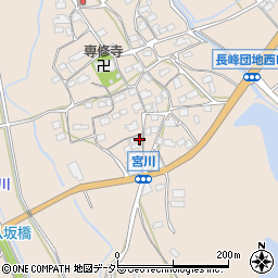 滋賀県東近江市宮川町340周辺の地図