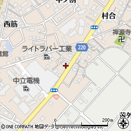 愛知県豊明市新田町大割21-1周辺の地図
