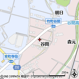 愛知県豊田市竹町谷間101周辺の地図