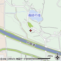 岡山県津山市池ケ原1216-2周辺の地図