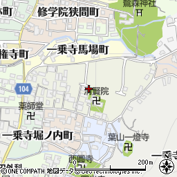 京都府京都市左京区一乗寺東浦町周辺の地図
