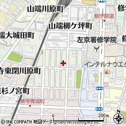 京都府京都市左京区一乗寺松田町51周辺の地図