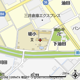 愛知県豊田市堤本町（流）周辺の地図
