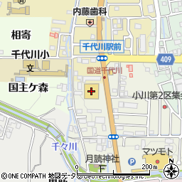 セリア亀岡店周辺の地図