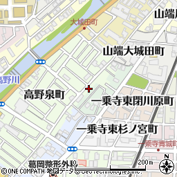 京都府京都市左京区高野泉町46周辺の地図