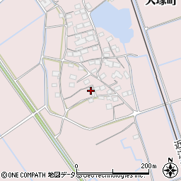 滋賀県東近江市大塚町422周辺の地図