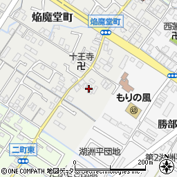 滋賀県守山市焔魔堂町69周辺の地図