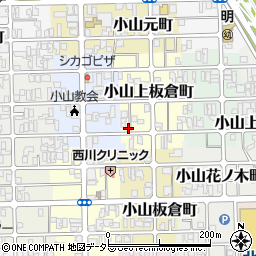 京都府京都市北区小山上板倉町8-2周辺の地図