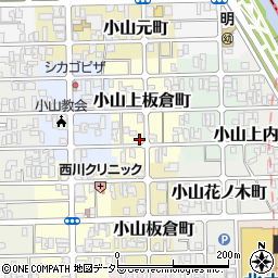 京都府京都市北区小山上板倉町11-2周辺の地図