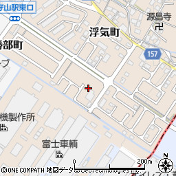 滋賀県守山市浮気町227-1周辺の地図