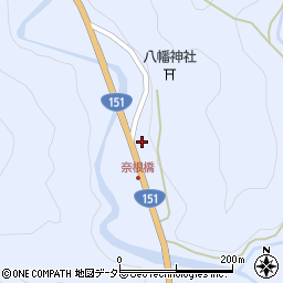 愛知県北設楽郡東栄町三輪中奈根周辺の地図