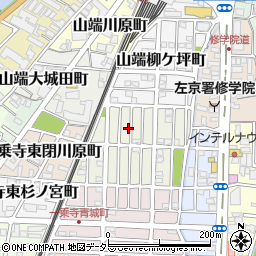 京都府京都市左京区一乗寺松田町74周辺の地図