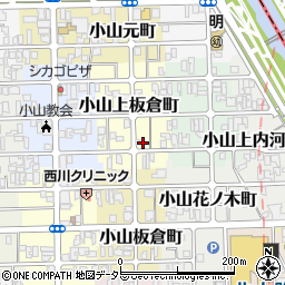 京都府京都市北区小山上板倉町63-5周辺の地図