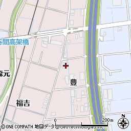 愛知県豊田市竹町豊周辺の地図
