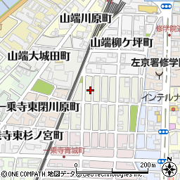 京都府京都市左京区一乗寺松田町86周辺の地図