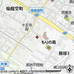 滋賀県守山市焔魔堂町61周辺の地図