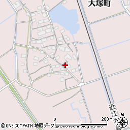滋賀県東近江市大塚町434周辺の地図