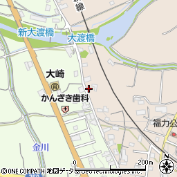 岡山県津山市福力269周辺の地図